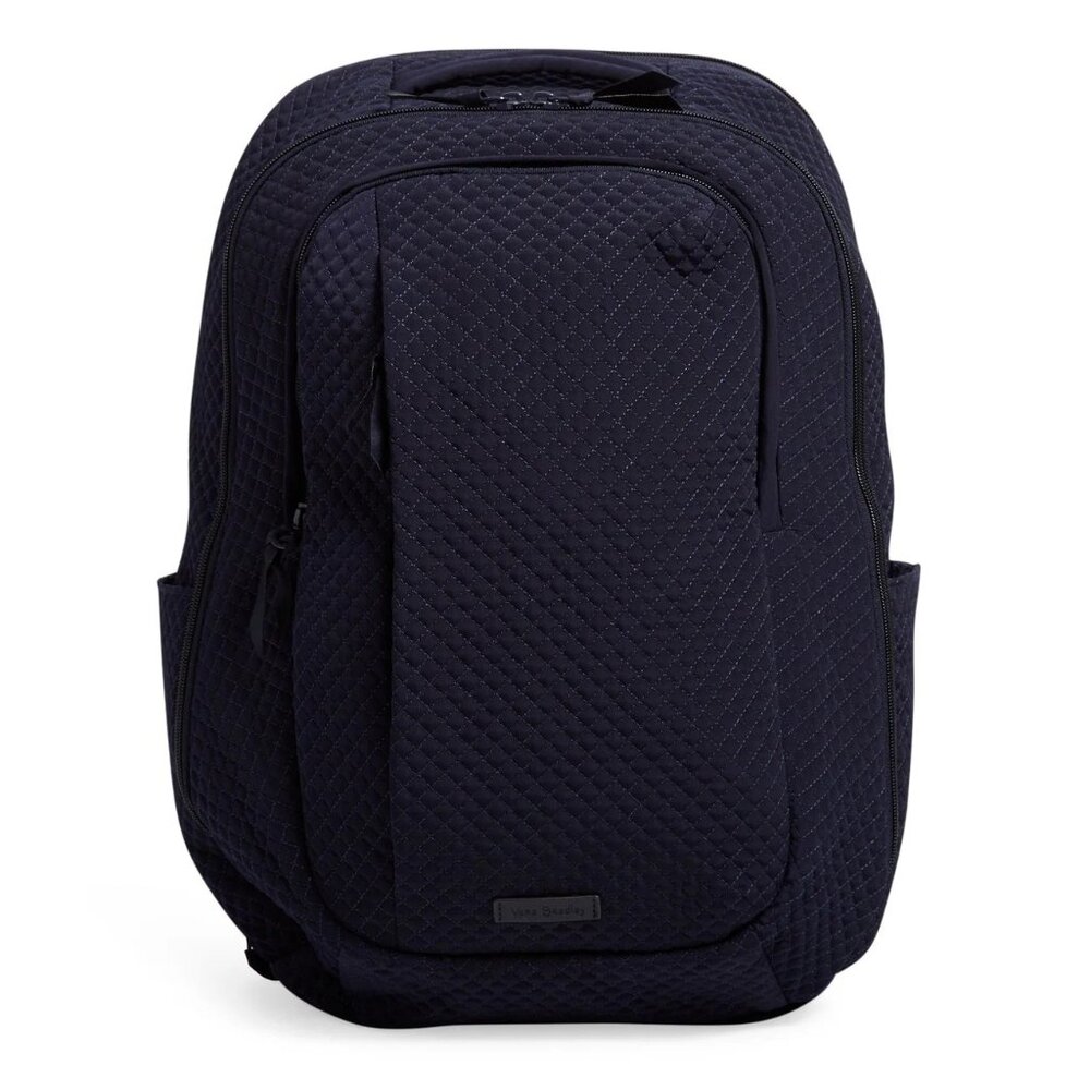 Vera Bradley Large Travel Backpack in microfiber Navy -NWT